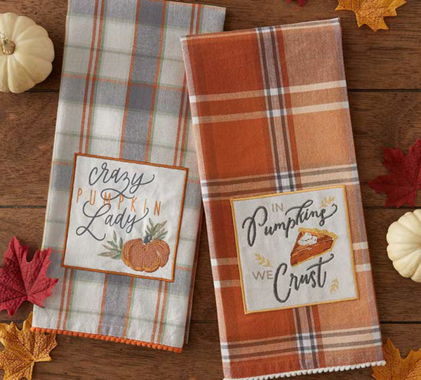 CGT Pumpkin Spice & Everything Nice Hand Towels Dish Towels