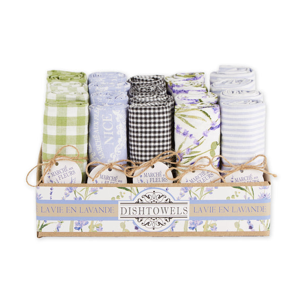Checkered Fun Lavender Towel – Basil Village