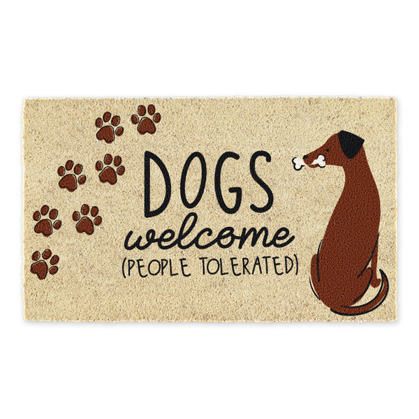 Dogs Welcome Doormat – DII Design Imports