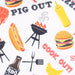 BBQ Fun Print Outdoor Tablecloth 60x120