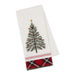 O TANNENBAUM EMBELLISHED DISHTOWEL