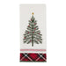 O TANNENBAUM EMBELLISHED DISHTOWEL