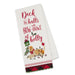 BOWOWS OF HOLLY EMBELLISHED DISHTOWEL