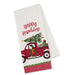 HAPPY HOWLIDAYS EMBELLISHED DISHTOWEL