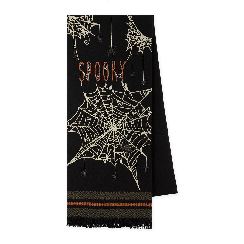 Spooky Highly Embellished Dishtowel