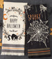 Spooky Highly Embellished Dishtowel