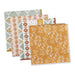 Cozy Days Printed Waffle Dishcloth Set of 4