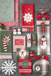 Deck The Halls Embellished Dishtowel