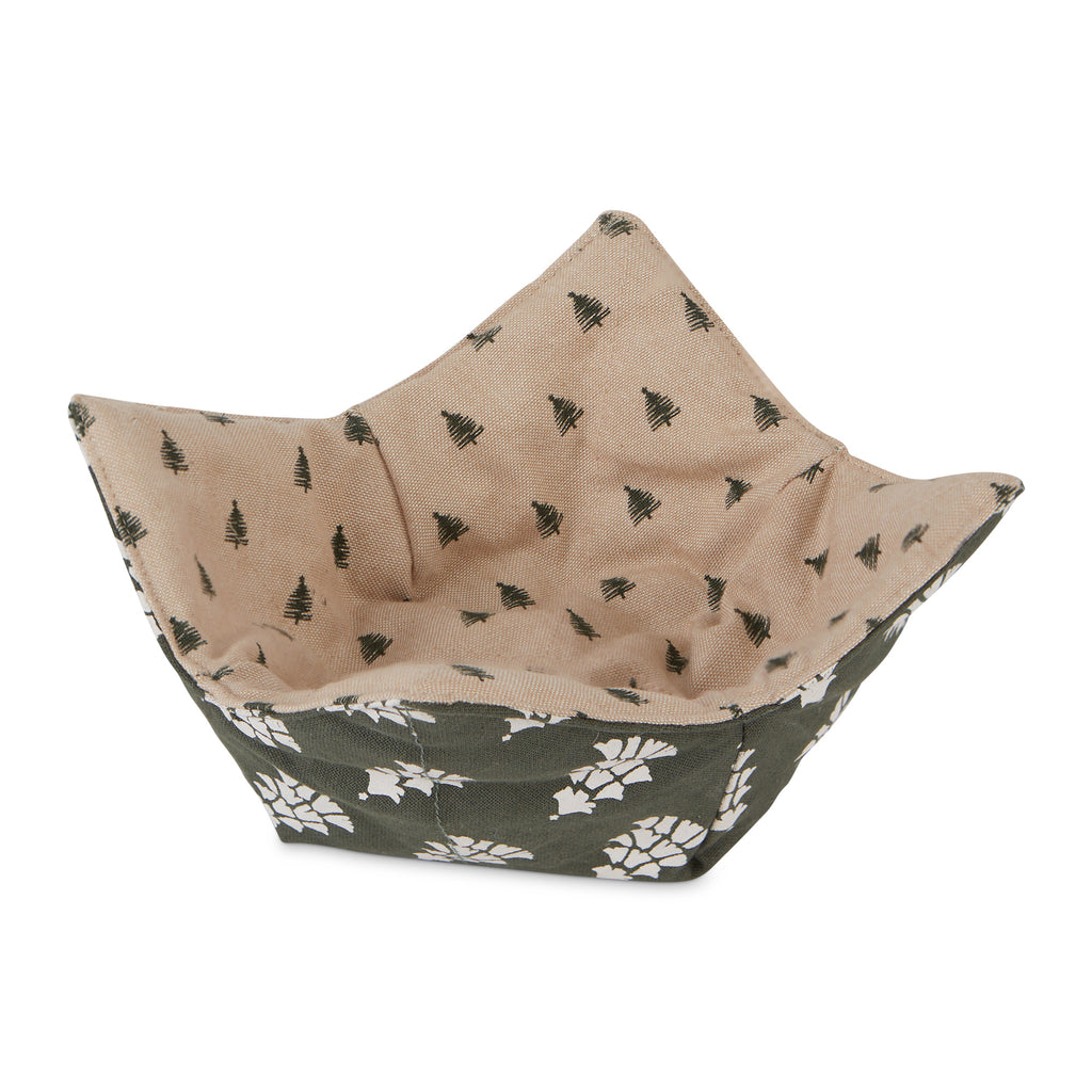 BALSAM FIR PRINTED REVERSIBLE SOUP COZY