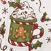 Warm Wishes Hot Cocoa Embellished Dishtowel