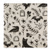 Black Magic Printed Napkin