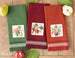 Apple Botanical Embellished Dishtowel