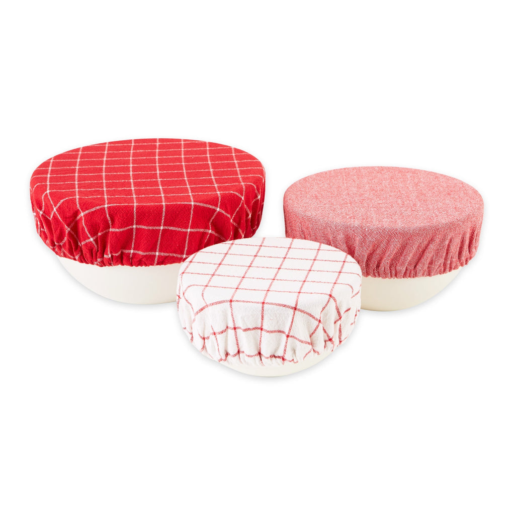 Red Cider Dish Covers Set of 3