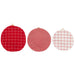 Red Cider Dish Covers Set of 3