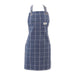 Blue Indigo Windowpane Apron