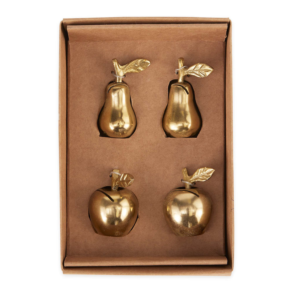 Apple Pear Place Card Holder Set of 4