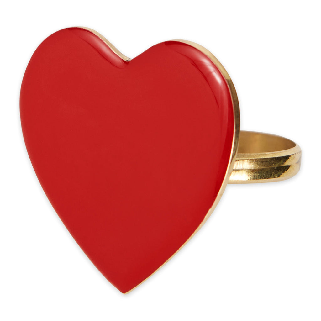 Red Heart Napkin Ring