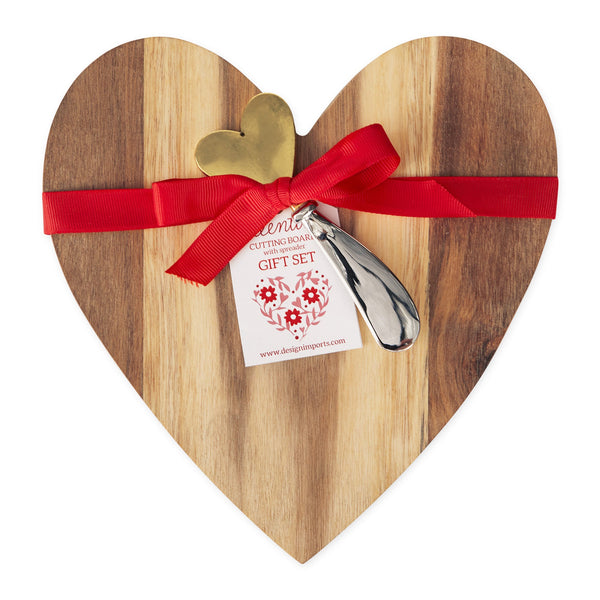 Heart Cutting Board  Gift Set