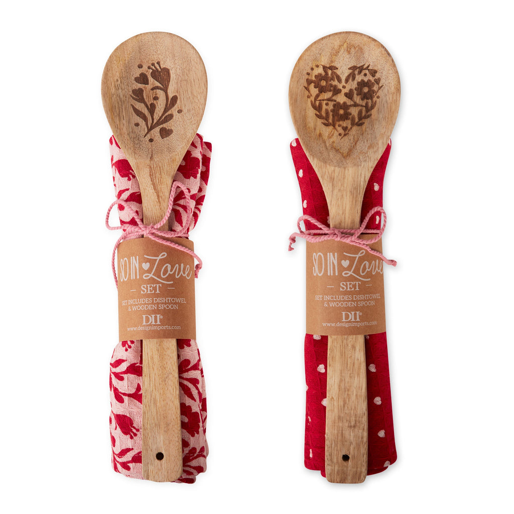 Valentine Baking DT + Spoon Gift Set Mixed Pack