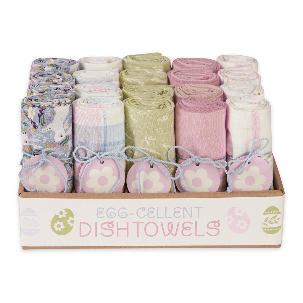 Hoppy Easter Assorted Dishtowels- PDQ