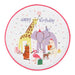 Animal Party Embellished Round Placemat