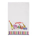 Animal Parade Embellished Dishtowel