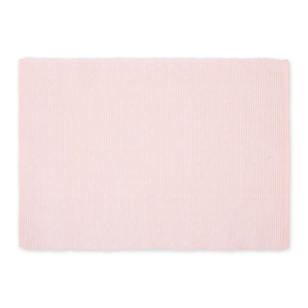 Pearl Blush Dots Ribbed Placemat