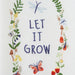 Let It Grow Embellished Dishtowel