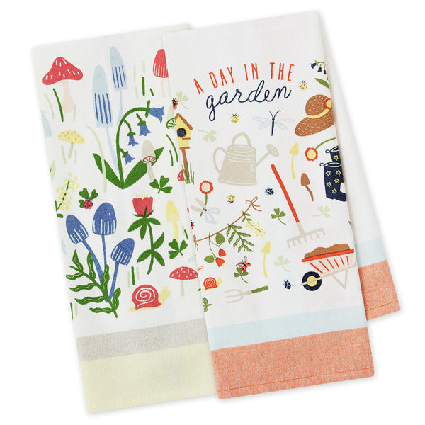 Spring Garden Printed Floursack Towels Mixed Dozen