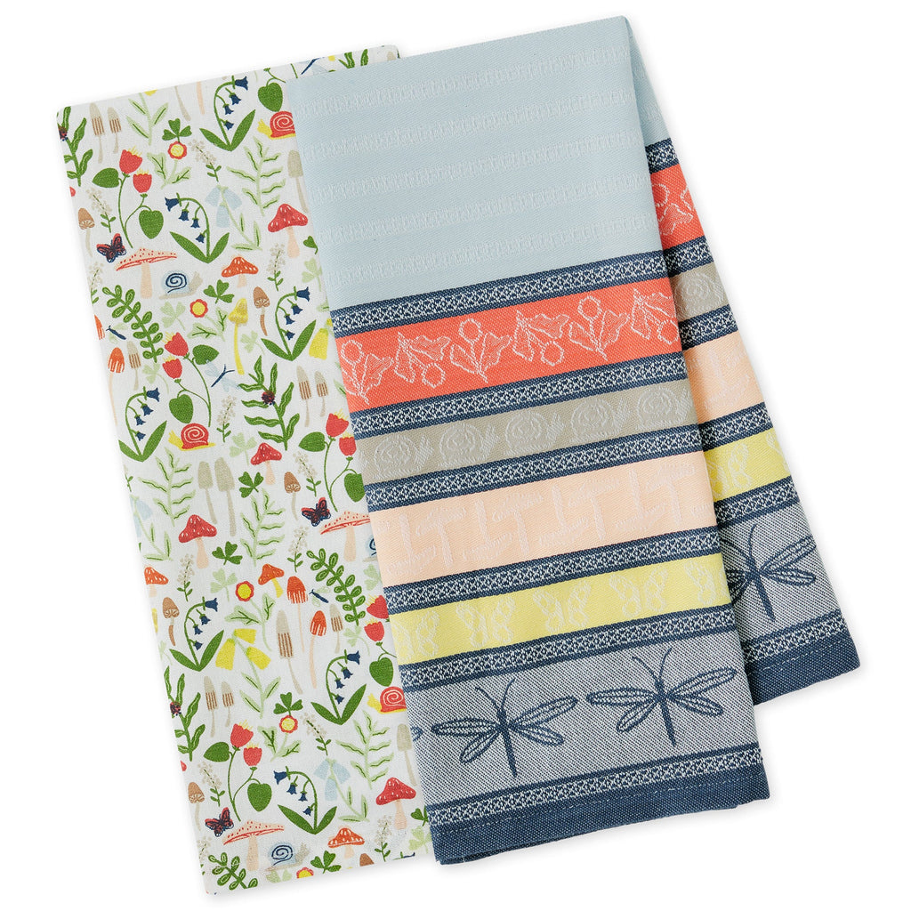 Spring Cottage Dishtowel Set of 2