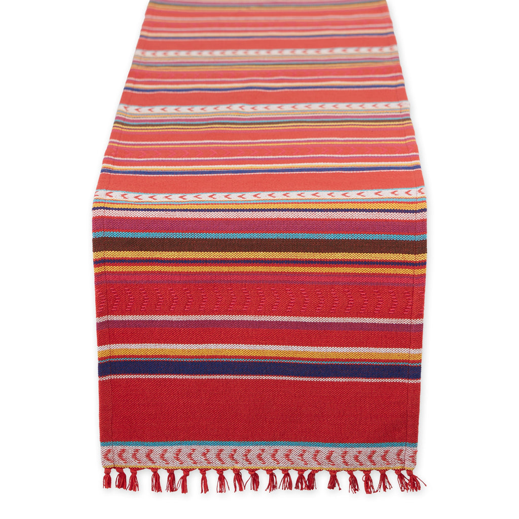 Baja Stripe Rug Weave Table Runner - 14 x 72"