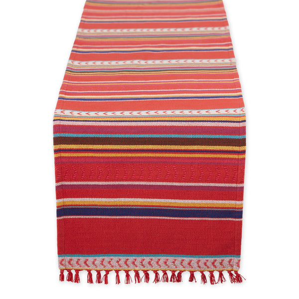 Baja Stripe Rug Weave Table Runner - 14 x 72"