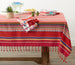 Baja Stripe Jacquard Tablecloth - 60 x 84"