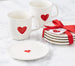 Red Heart Ceramic Mug