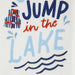 Go Jump In The Lake Embellished Dishtowel