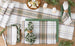 Green House Plaid Table Runner