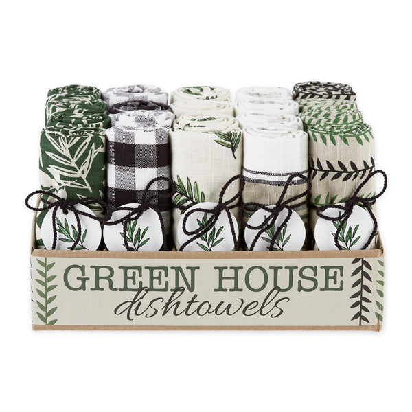 Green House Assorted Dishtowels- PDQ