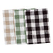 Green House Checks Heavyweight Essentials Dishcloth Set of 3