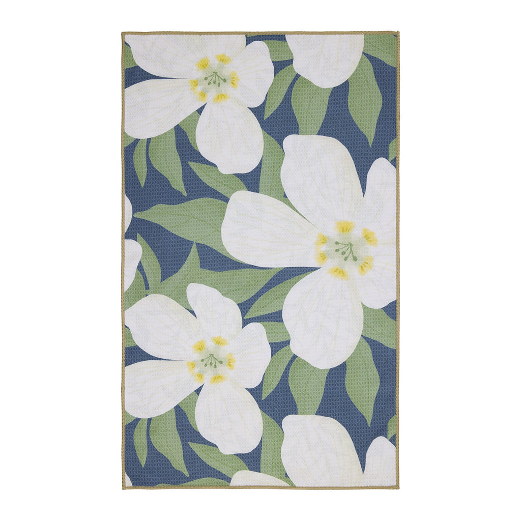 Magnolia Printed Microfiber Dishtowel