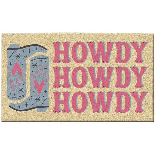 Howdy Howdy Howdy Doormat