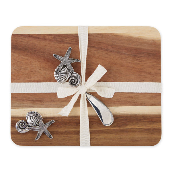 Seashells Cutting Board  Gift Set