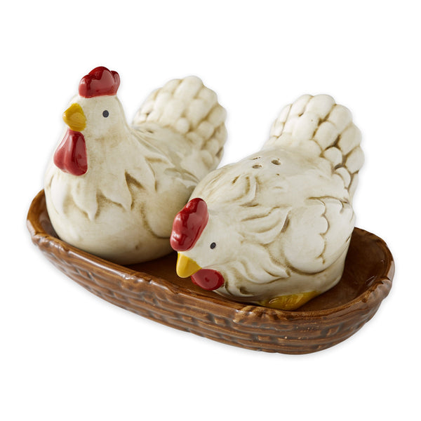 Hens Nesting Salt and Pepper Shaker Set