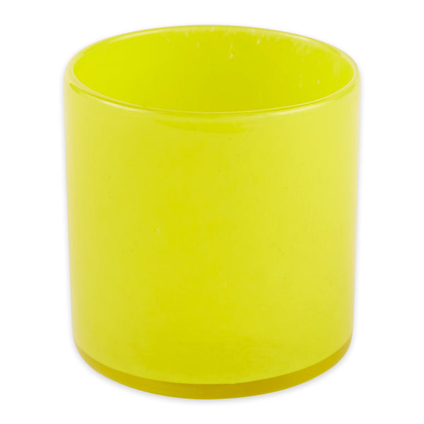 Citron Yellow Glass Candleholder