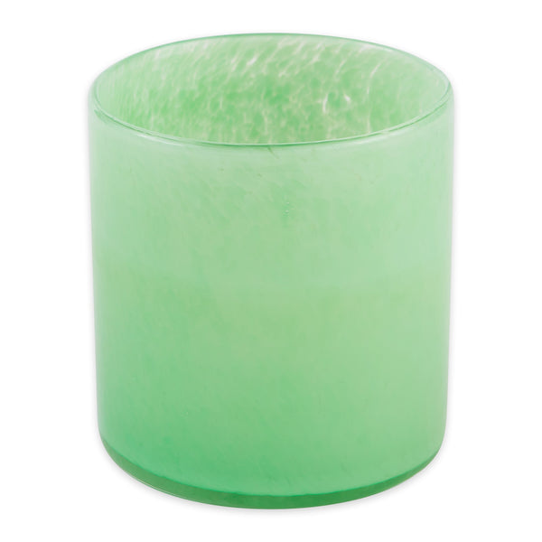 Jade Green Glass Candleholder