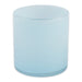 Ice Blue Glass Candleholder