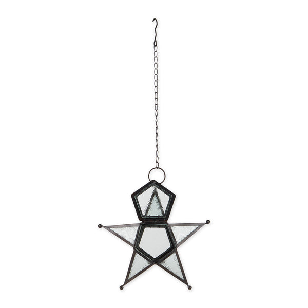 Clear Glass Star Lantern