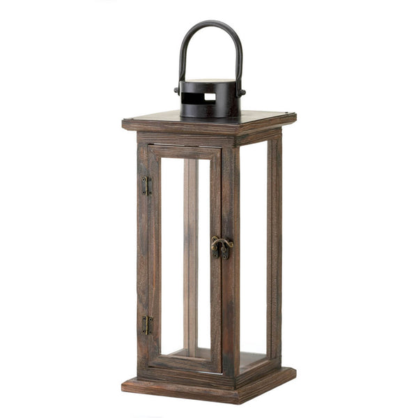 Lodge Wooden Lantern