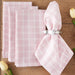 Lilac Windowpane Plaid Napkin Set/4