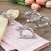 Silver Rabbit Napkin Ring Set